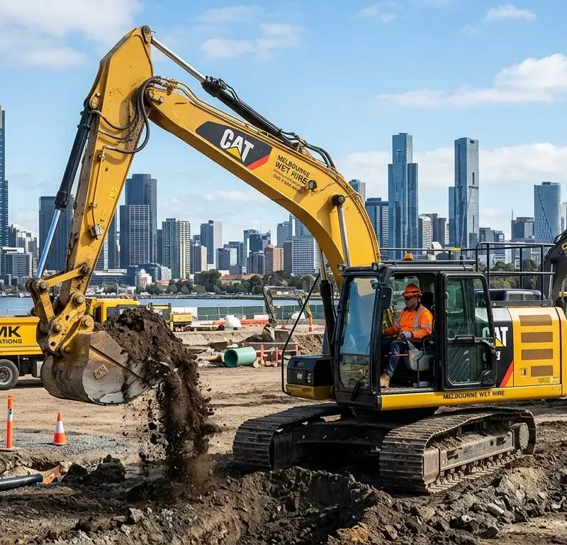 Excavator Wet Hire Melbourne Top 5 Fast & Efficient Services CMK Excavations