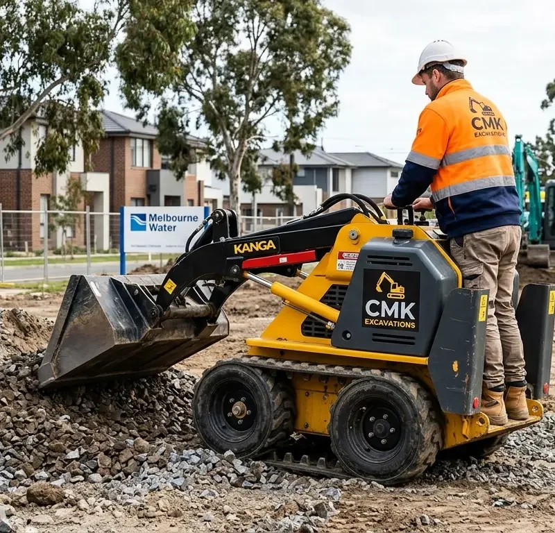 Professional Mini Loader Hire in Melbourne CMK Excavations