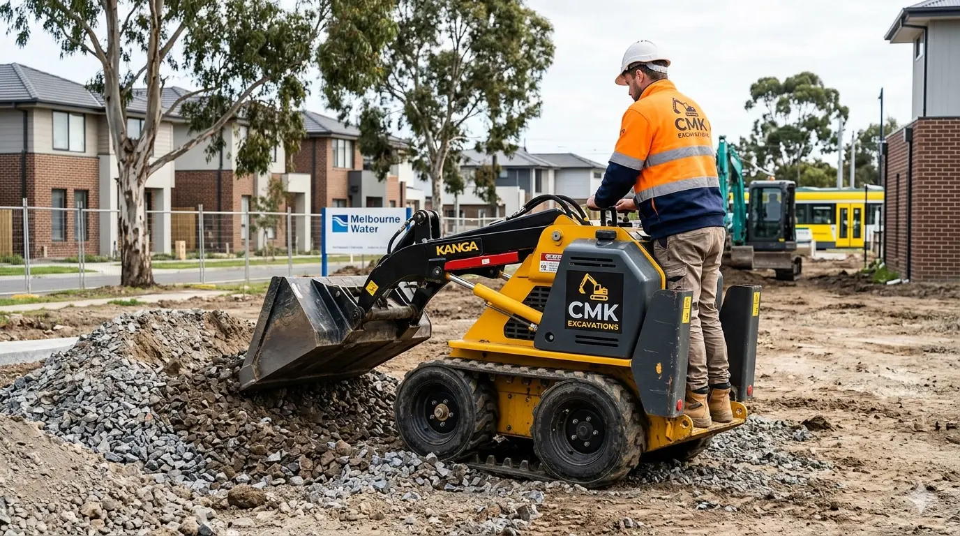 Professional Mini Loader Hire in Melbourne | CMK Excavations