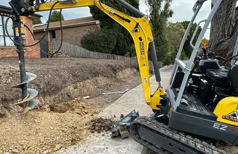 professional hole digging services melboune