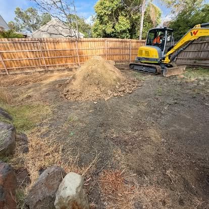 Hole and pool excavation by CMK Excavations