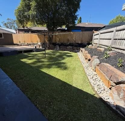 Landscaping and turf preparation by CMK Excavations