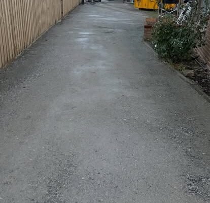 Driveway excavation and preparation by CMK Excavations