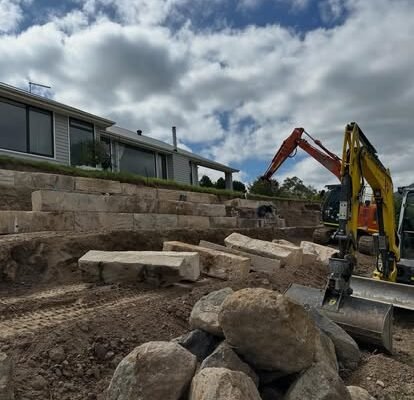 Hole and pool excavation by CMK Excavations