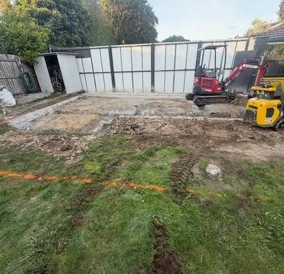 Site cut and excavation by CMK Excavations