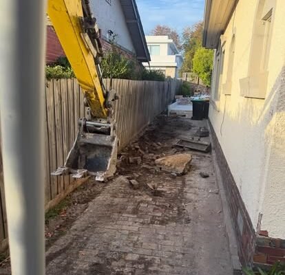 Trenching and drainage excavation by CMK Excavations