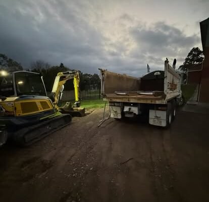 Dirt and material removal by CMK Excavations